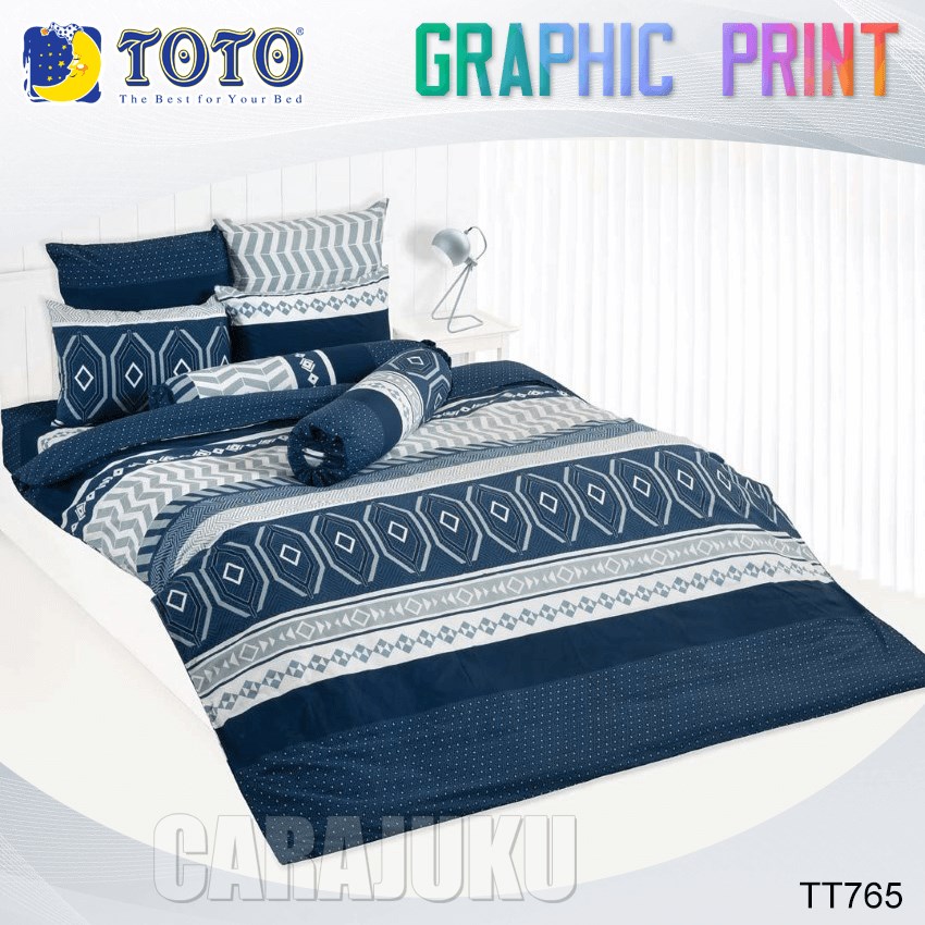 TOTO ชุดผ้าปูที่นอน ลายกราฟฟิก Graphic TT765