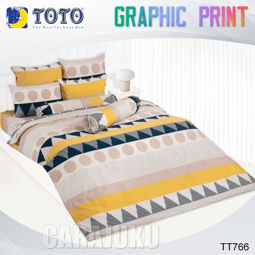 TOTO ชุดผ้าปูที่นอน ลายกราฟฟิก Graphic TT766