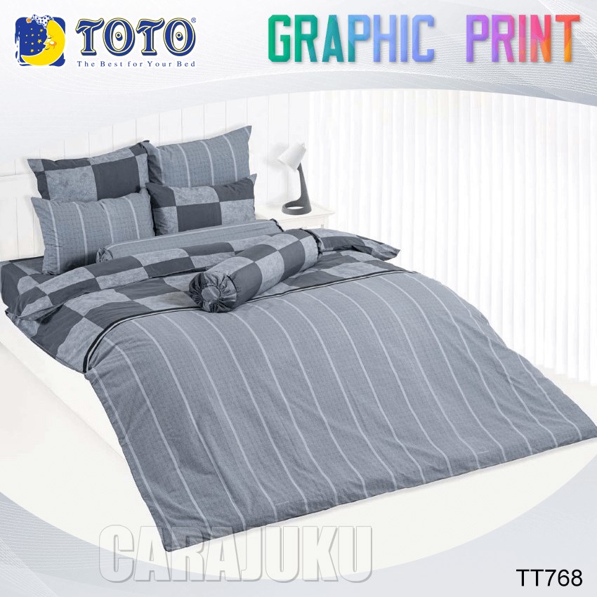 TOTO ชุดผ้าปูที่นอน ลายกราฟฟิก Graphic TT768