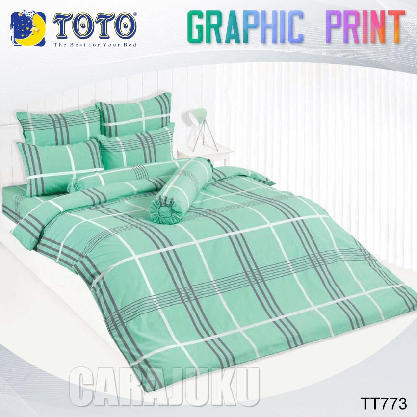 TOTO ชุดผ้าปูที่นอน ลายกราฟฟิก Graphic TT773