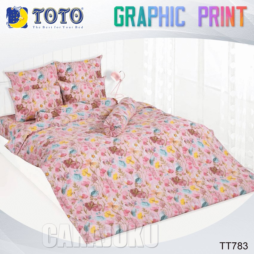 TOTO ชุดผ้าปูที่นอน ลายกราฟฟิก Graphic TT783