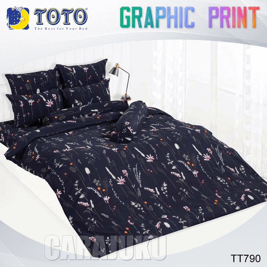 TOTO ชุดผ้าปูที่นอน ลายกราฟฟิก Graphic TT790