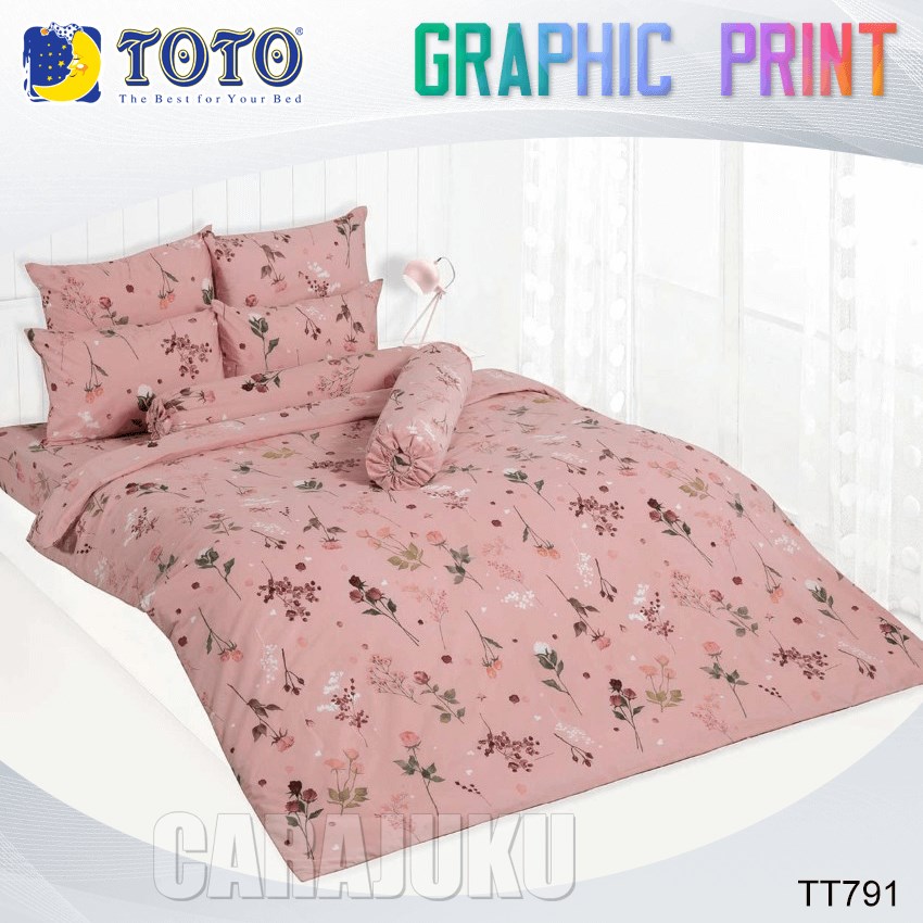TOTO ชุดผ้าปูที่นอน ลายกราฟฟิก Graphic TT791