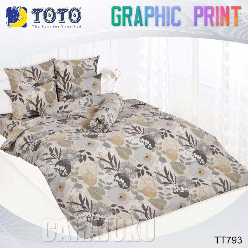 TOTO ชุดผ้าปูที่นอน ลายกราฟฟิก Graphic TT793