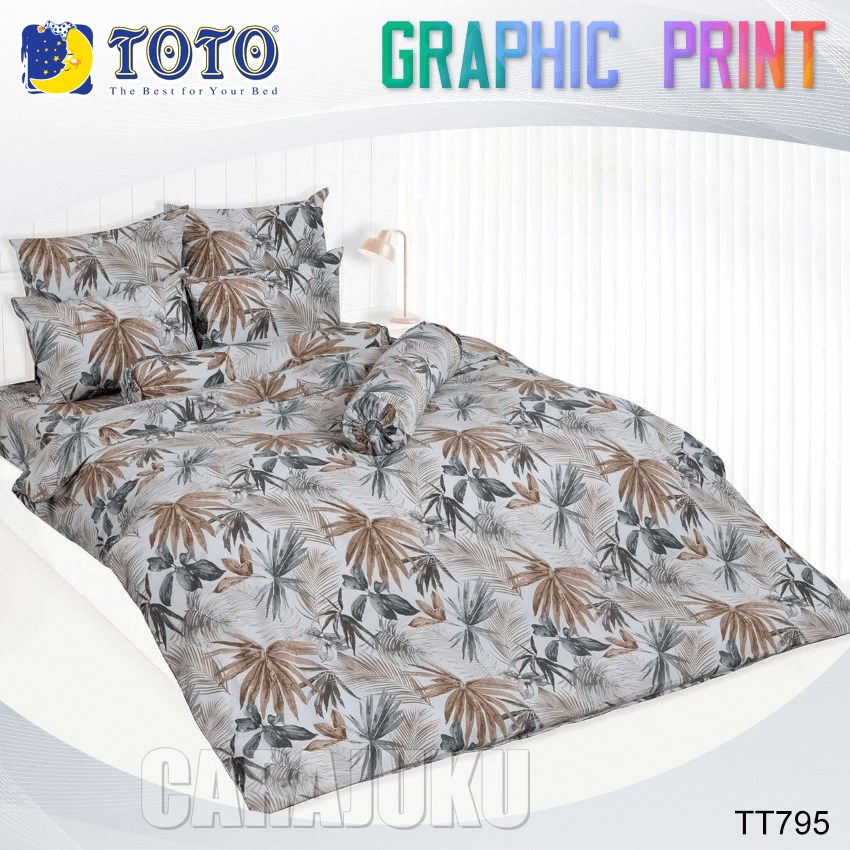 TOTO ชุดผ้าปูที่นอน ลายกราฟฟิก Graphic TT795