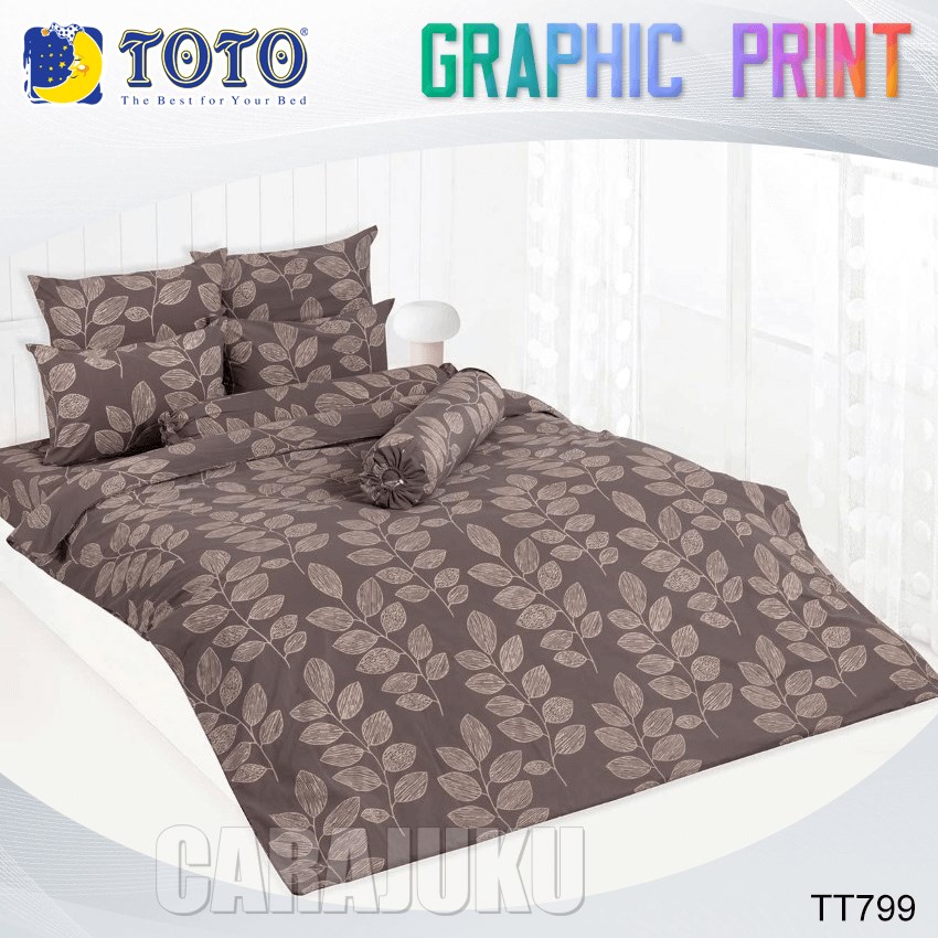 TOTO ชุดผ้าปูที่นอน ลายกราฟฟิก Graphic TT799