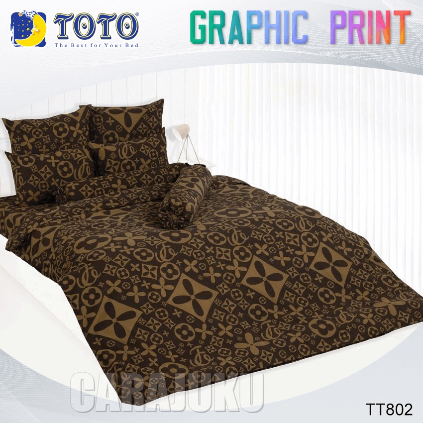 TOTO ชุดผ้าปูที่นอน ลายกราฟฟิก Graphic TT802