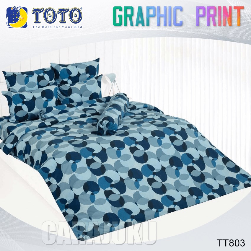 TOTO ชุดผ้าปูที่นอน ลายกราฟฟิก Graphic TT803