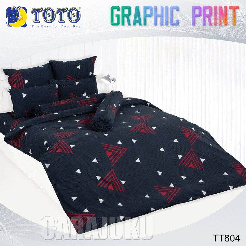 TOTO ชุดผ้าปูที่นอน ลายกราฟฟิก Graphic TT804