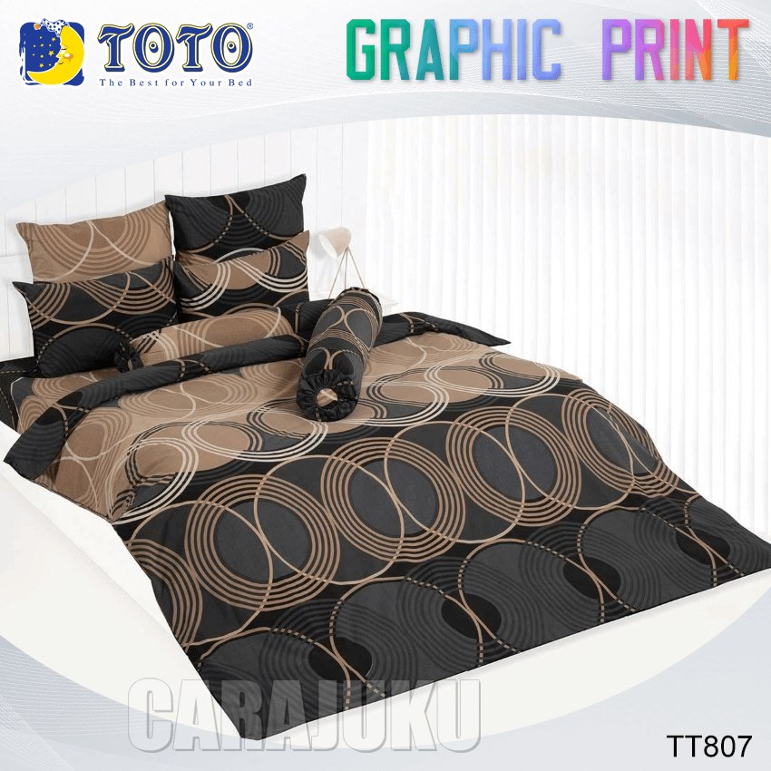 TOTO ชุดผ้าปูที่นอน ลายกราฟฟิก Graphic TT807
