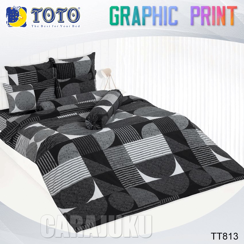 TOTO ชุดผ้าปูที่นอน ลายกราฟฟิก Graphic TT813