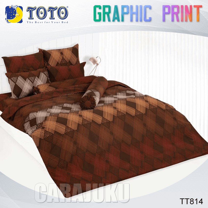 TOTO ชุดผ้าปูที่นอน ลายกราฟฟิก Graphic TT814