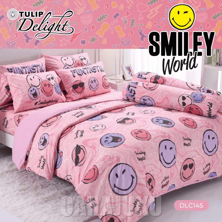 TULIP DELIGHT ชุดผ้าปูที่นอน สไมลีย์ Smiley World DLC145