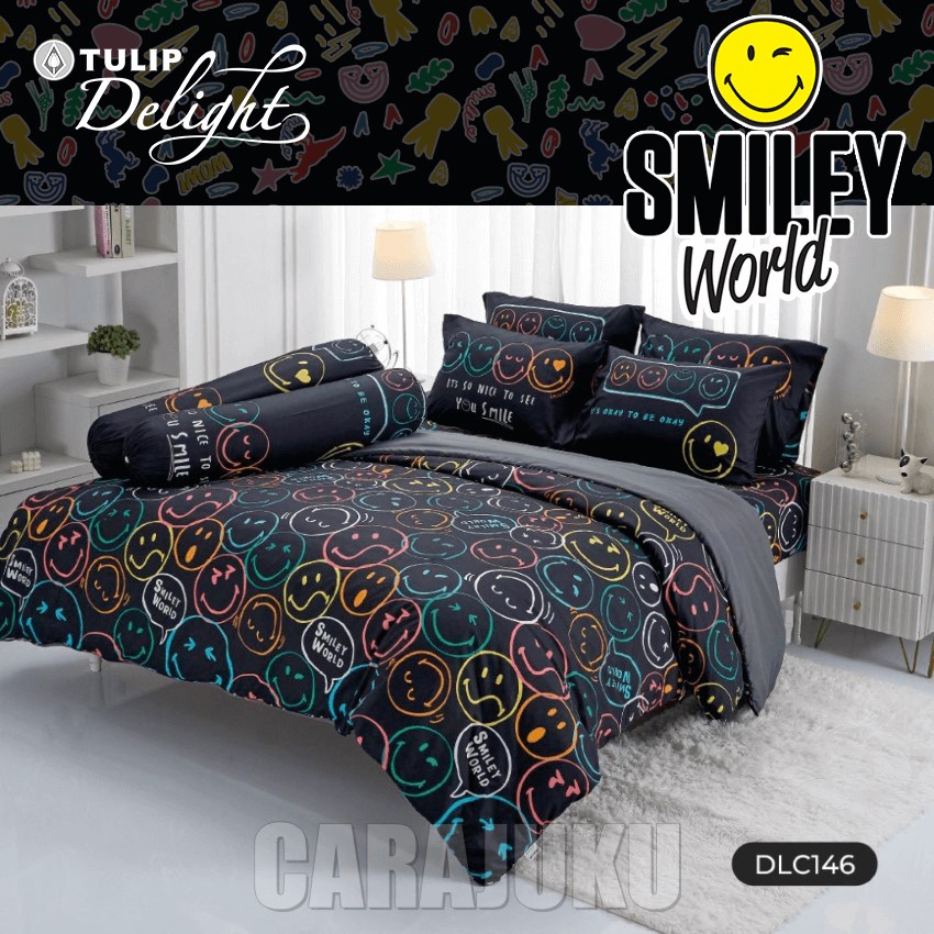 TULIP DELIGHT ชุดผ้าปูที่นอน สไมลีย์ Smiley World DLC146