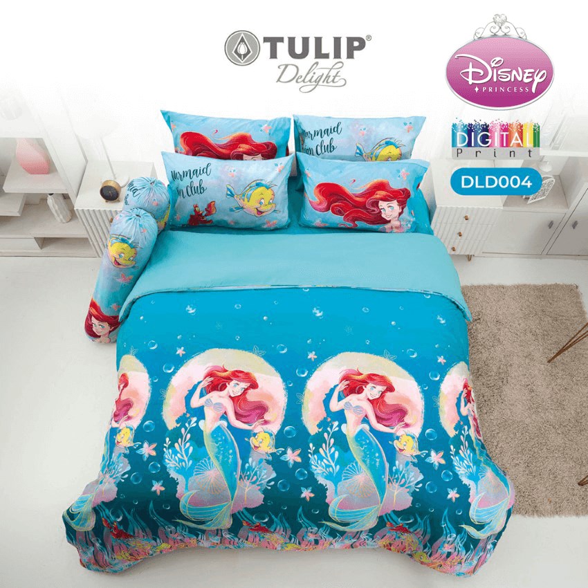 TULIP DELIGHT ชุดผ้าปูที่นอน ดิสนี่ย์ ปริ้นเซส Disney Princess DLD004