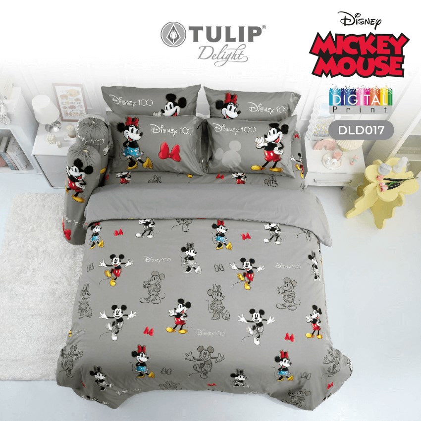 TULIP DELIGHT ชุดผ้าปูที่นอน มิกกี้เมาส์ Mickey Mouse DLD017