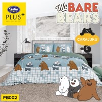 ชุดผ้าปูที่นอนสามหมีจอมป่วนWe Bare BearsPB002