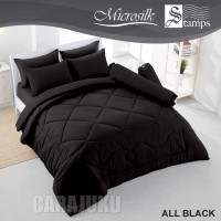 ชุดผ้าปูที่นอนสีดำALL BLACK