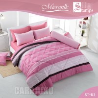 ชุดผ้าปูที่นอนชมพูPinkST-63