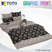 ชุดผ้าปูที่นอนลายกราฟฟิกGraphicTT748 CHARCOAL