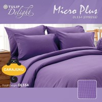 ชุดผ้าปูที่นอนอัดลาย สีม่วงPURPLE EMBOSSDL554